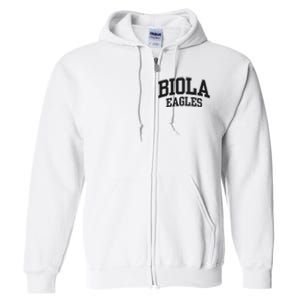 Biola University Eagles 02 Full Zip Hoodie