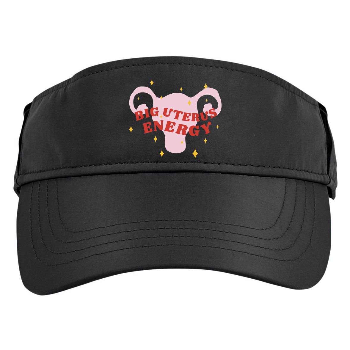 Big Uterus Energy Adult Drive Performance Visor