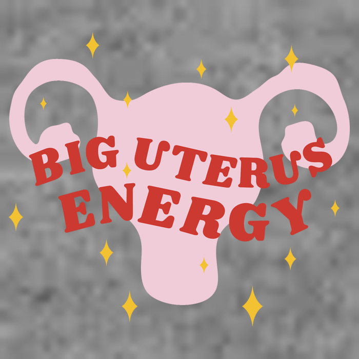 Big Uterus Energy Baby Bodysuit