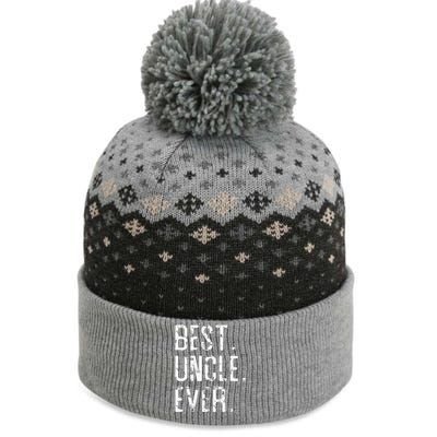 Best Uncle Ever Father’s Day Gift For Uncle The Baniff Cuffed Pom Beanie