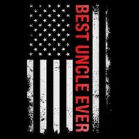 Best Uncle Ever Usa Flag Funny Uncle City Backpack