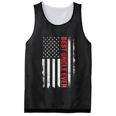 Best Uncle Ever Usa Flag Funny Uncle Mesh Reversible Basketball Jersey Tank