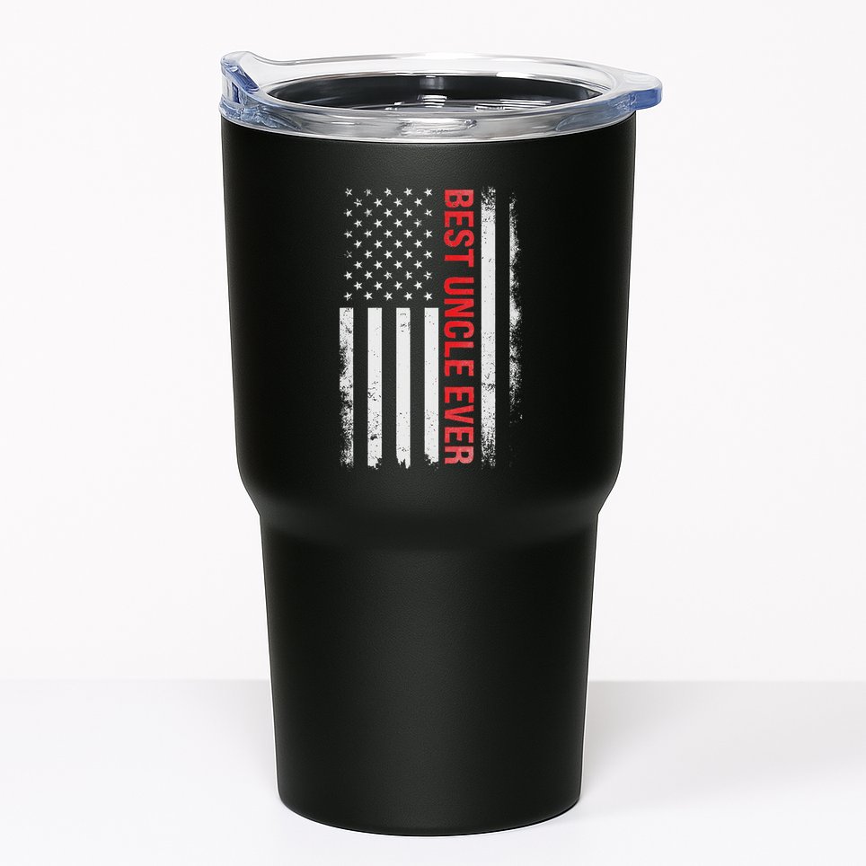 Best Uncle Ever Usa Flag Funny Uncle Tumbler