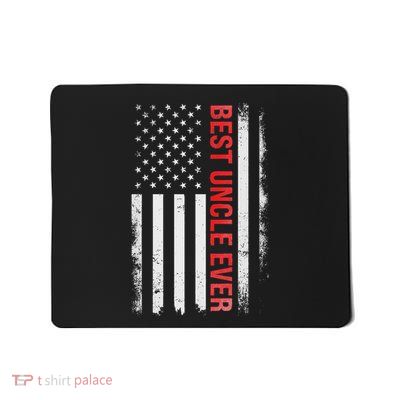 Best Uncle Ever Usa Flag Funny Uncle Mousepad