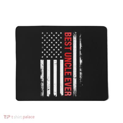 Best Uncle Ever Usa Flag Funny Uncle Mousepad