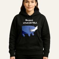 Become Ungovernable Funny Baby Hippo Moo Deng Funny Saying Hoodie