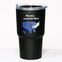 Become Ungovernable Funny Baby Hippo Moo Deng Funny Saying Tumbler