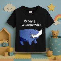 Become Ungovernable Funny Baby Hippo Moo Deng Funny Saying Toddler T-Shirt