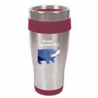 Become Ungovernable Funny Baby Hippo Moo Deng Funny Saying 16oz Travel Tumbler
