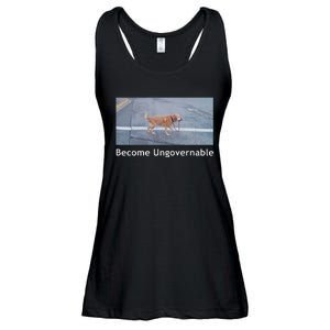 Become Ungovernable Funny Dog Meme Men Women Ladies Essential Flowy Tank