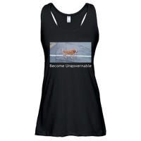 Become Ungovernable Funny Dog Meme Men Women Ladies Essential Flowy Tank