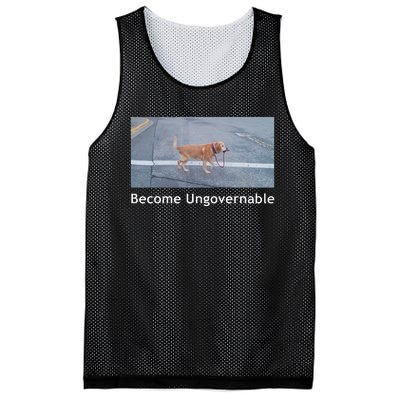 Become Ungovernable Funny Dog Meme Men Women Mesh Reversible Basketball Jersey Tank