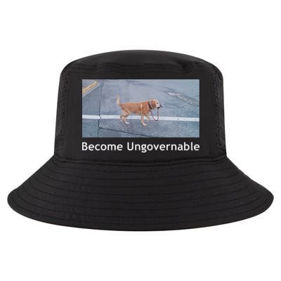 Become Ungovernable Funny Dog Meme Cool Comfort Performance Bucket Hat