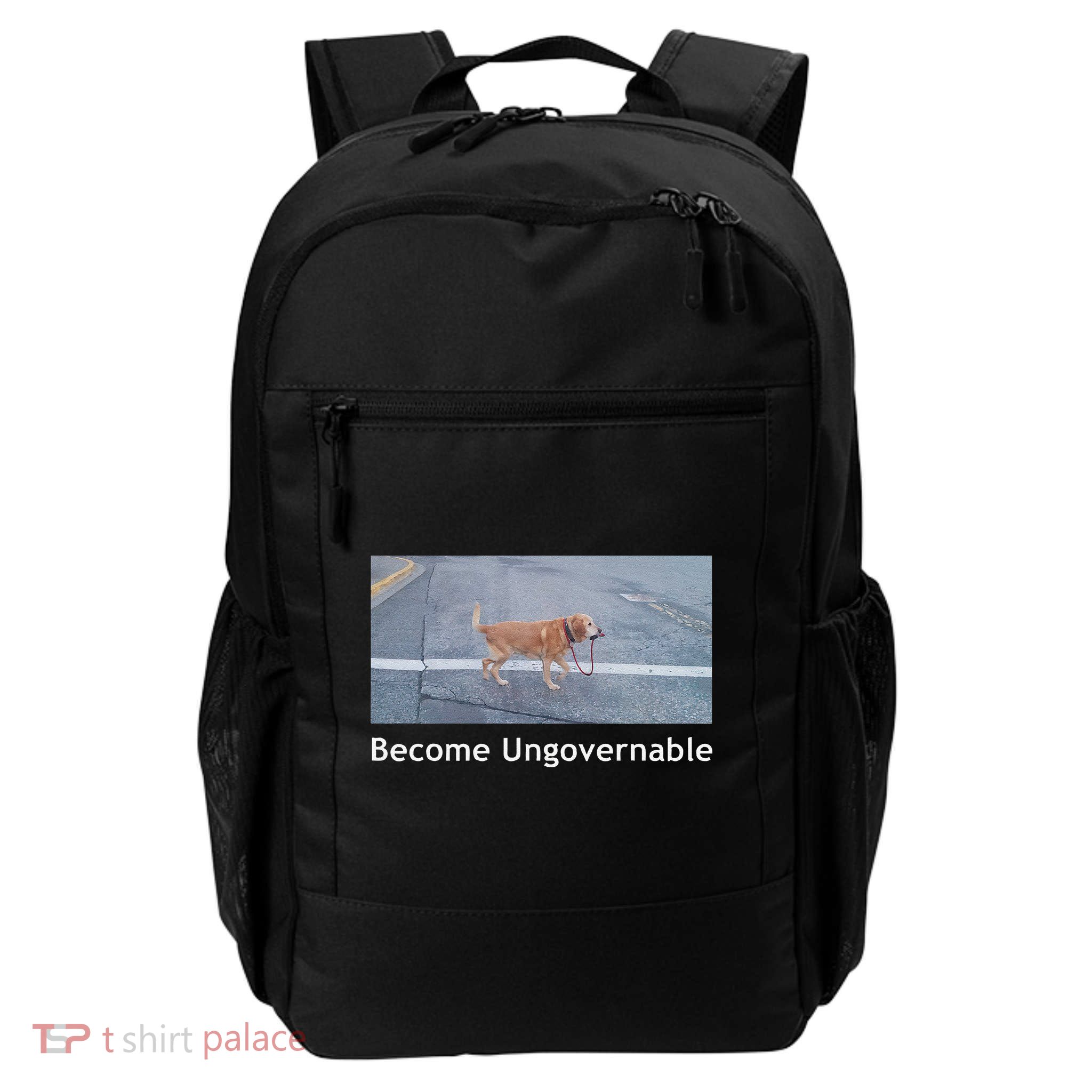 Become Ungovernable Funny Dog Meme Backpack