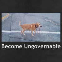Become Ungovernable Funny Dog Meme Adult Drive Performance Visor