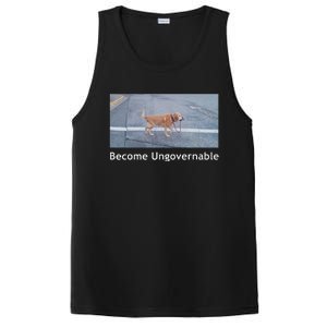 Become Ungovernable Funny Dog Meme PosiCharge Competitor Tank