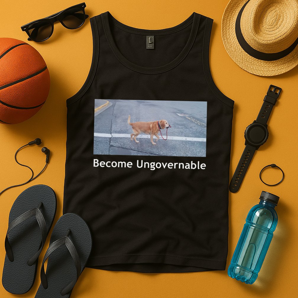 Become Ungovernable Funny Dog Meme Tank Top