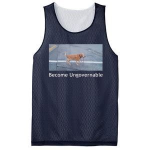 Become Ungovernable Funny Dog Meme Mesh Reversible Basketball Jersey Tank