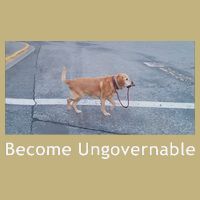Become Ungovernable Funny Dog Meme Magnet
