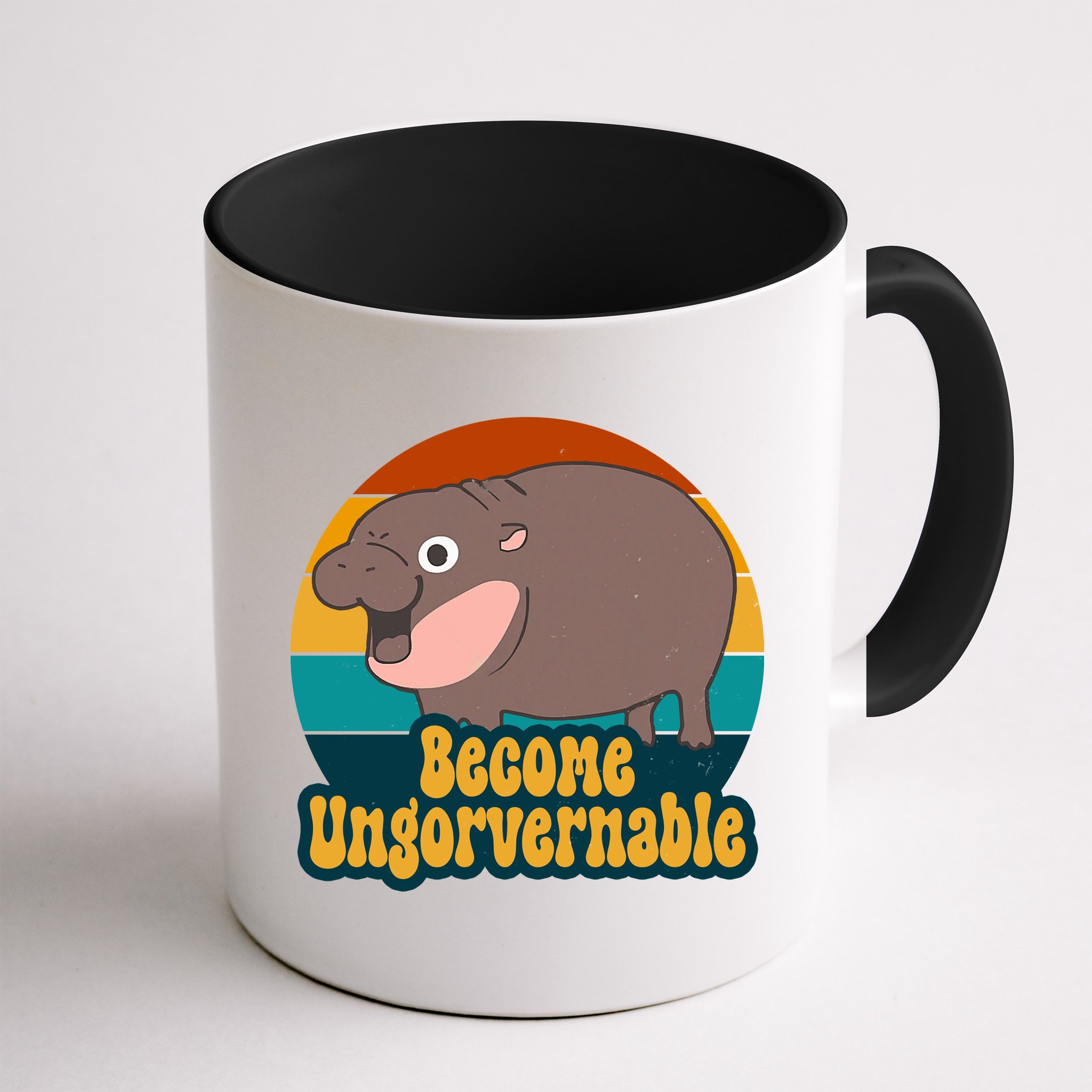 Become Ungovernable Funny Hippo Mug
