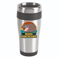 Become Ungovernable Funny Hippo 16oz Travel Tumbler