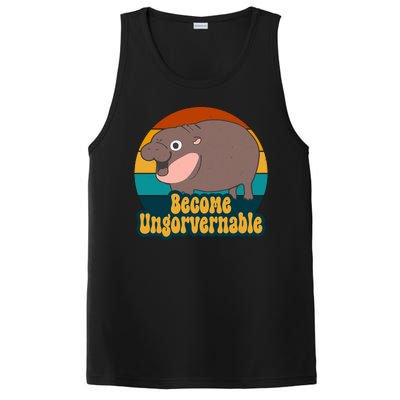 Become Ungovernable Funny Hippo PosiCharge Competitor Tank