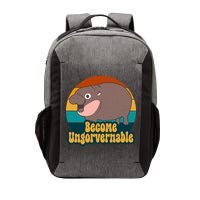 Become Ungovernable Funny Hippo Vector Backpack