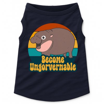 Become Ungovernable Funny Hippo Doggie Tank