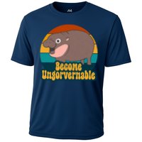 Become Ungovernable Funny Hippo Performance Shirt