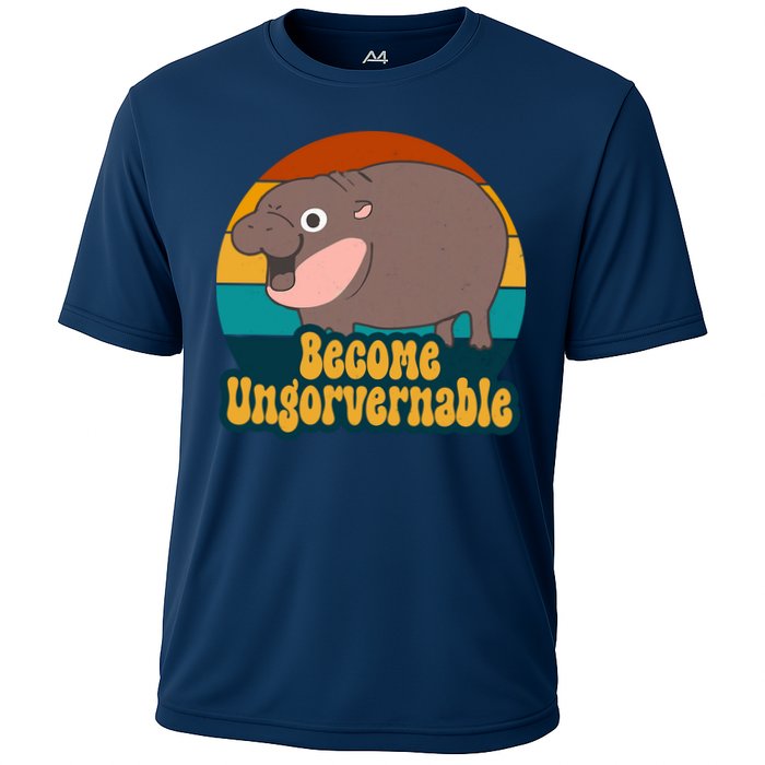 Become Ungovernable Funny Hippo Performance Shirt