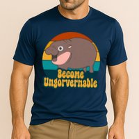 Become Ungovernable Funny Hippo Performance Shirt