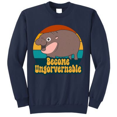 Become Ungovernable Funny Hippo Sweatshirt