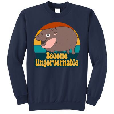 Become Ungovernable Funny Hippo Sweatshirt