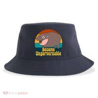 Become Ungovernable Funny Hippo Sustainable Bucket Hat
