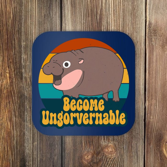 Become Ungovernable Funny Hippo Coaster