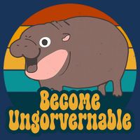 Become Ungovernable Funny Hippo Drawstring Bag