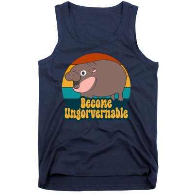 Become Ungovernable Funny Hippo Tank Top