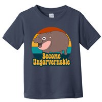 Become Ungovernable Funny Hippo Toddler T-Shirt