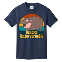 Become Ungovernable Funny Hippo Kids T-Shirt