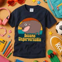 Become Ungovernable Funny Hippo Kids T-Shirt
