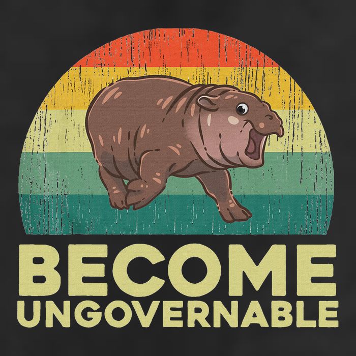 Become Ungovernable Funny Baby Hippo Moo Deng Funny Saying Adult Drive Performance Visor