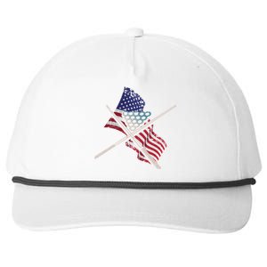 Billiards Usa Flag Billiards Dad Gift For Father’s Day Snapback Five-Panel Rope Hat