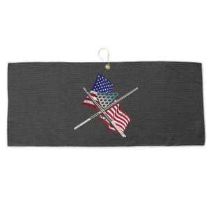 Billiards Usa Flag Billiards Dad Gift For Father’s Day Large Microfiber Waffle Golf Towel