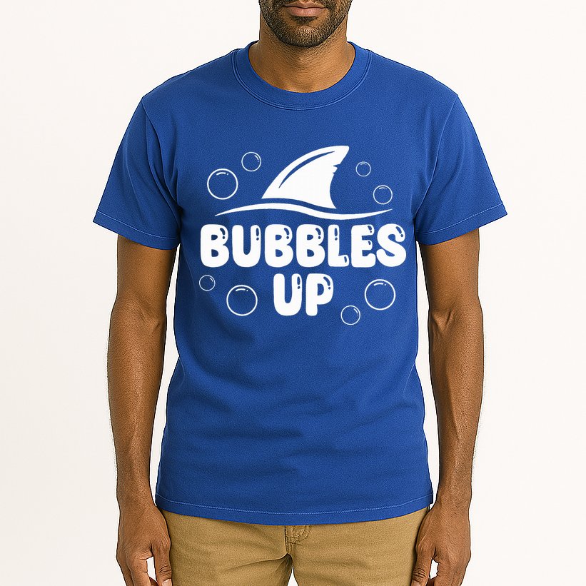 Bubbles Up funny Shark Bubbles Up  Tall T-Shirt