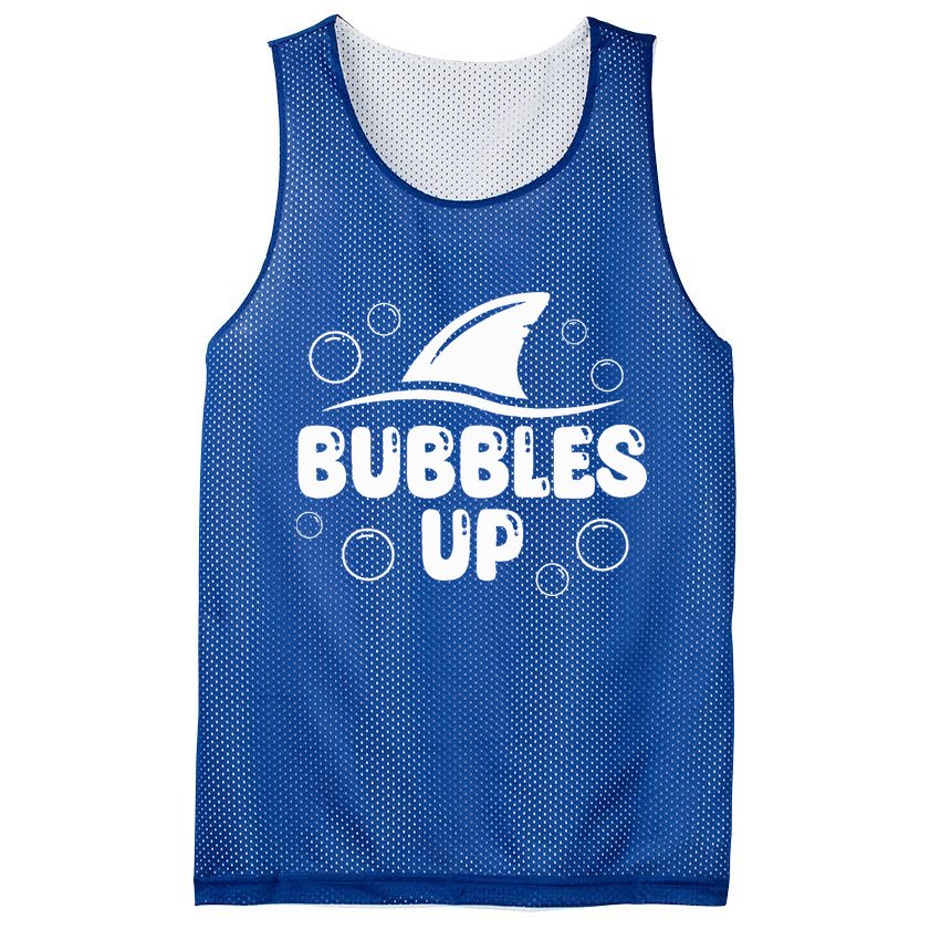 Bubbles Up funny Shark Bubbles Up  Mesh Reversible Basketball Jersey Tank