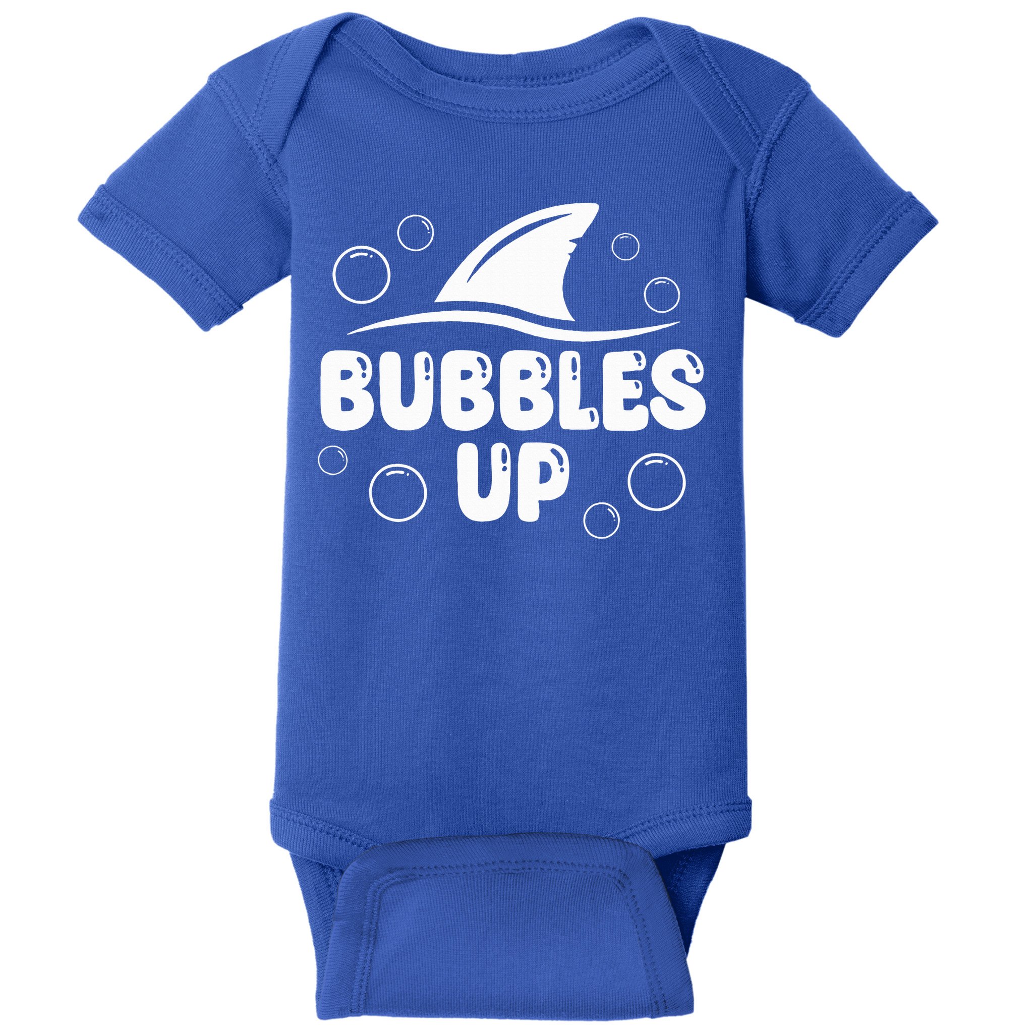 Bubbles Up funny Shark Bubbles Up  Baby Bodysuit