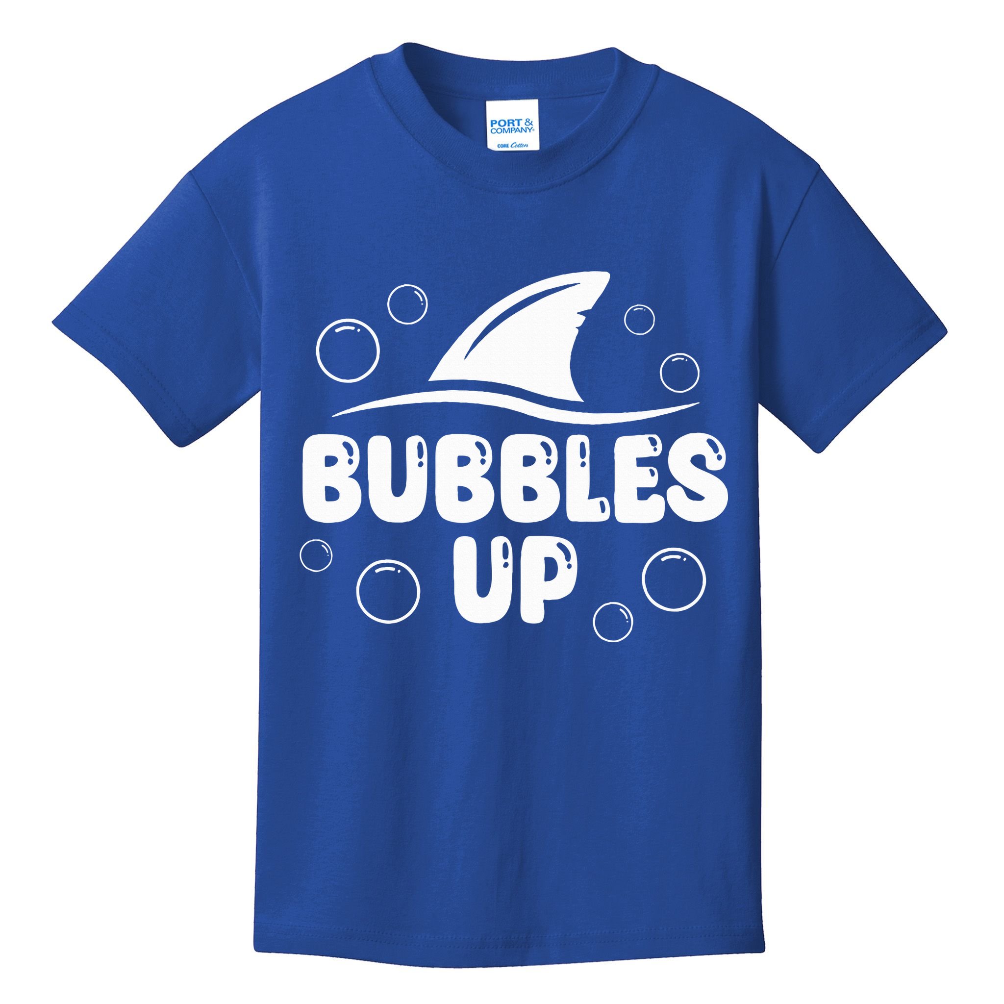 Bubbles Up funny Shark Bubbles Up  Kids T-Shirt
