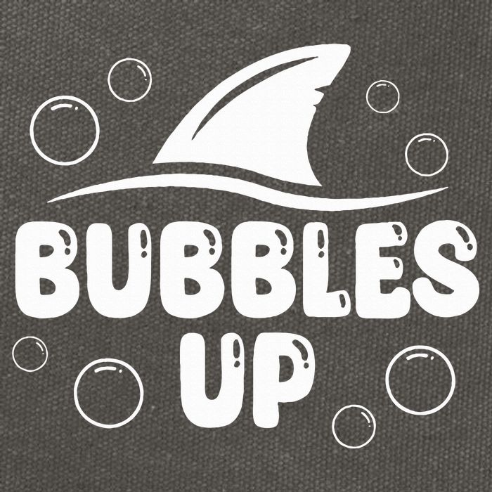 Bubbles Up funny Shark Bubbles Up  Cotton Canvas Backpack