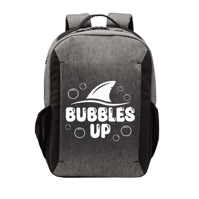 Bubbles Up funny Shark Bubbles Up  Vector Backpack