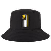 Bitcoin USA Flag Cool Comfort Performance Bucket Hat